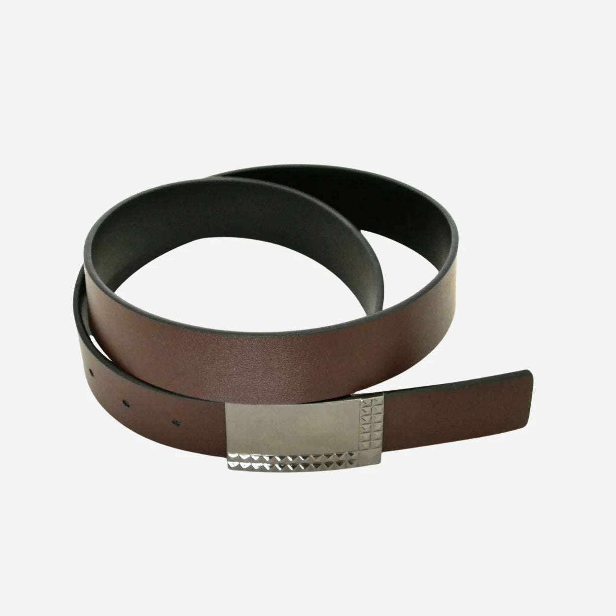 RAINER - Mens Black & Brown Leather Belt - BeltNBags