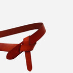 ROCKDALE - Women's Tan Genuine Leather Knot Belt