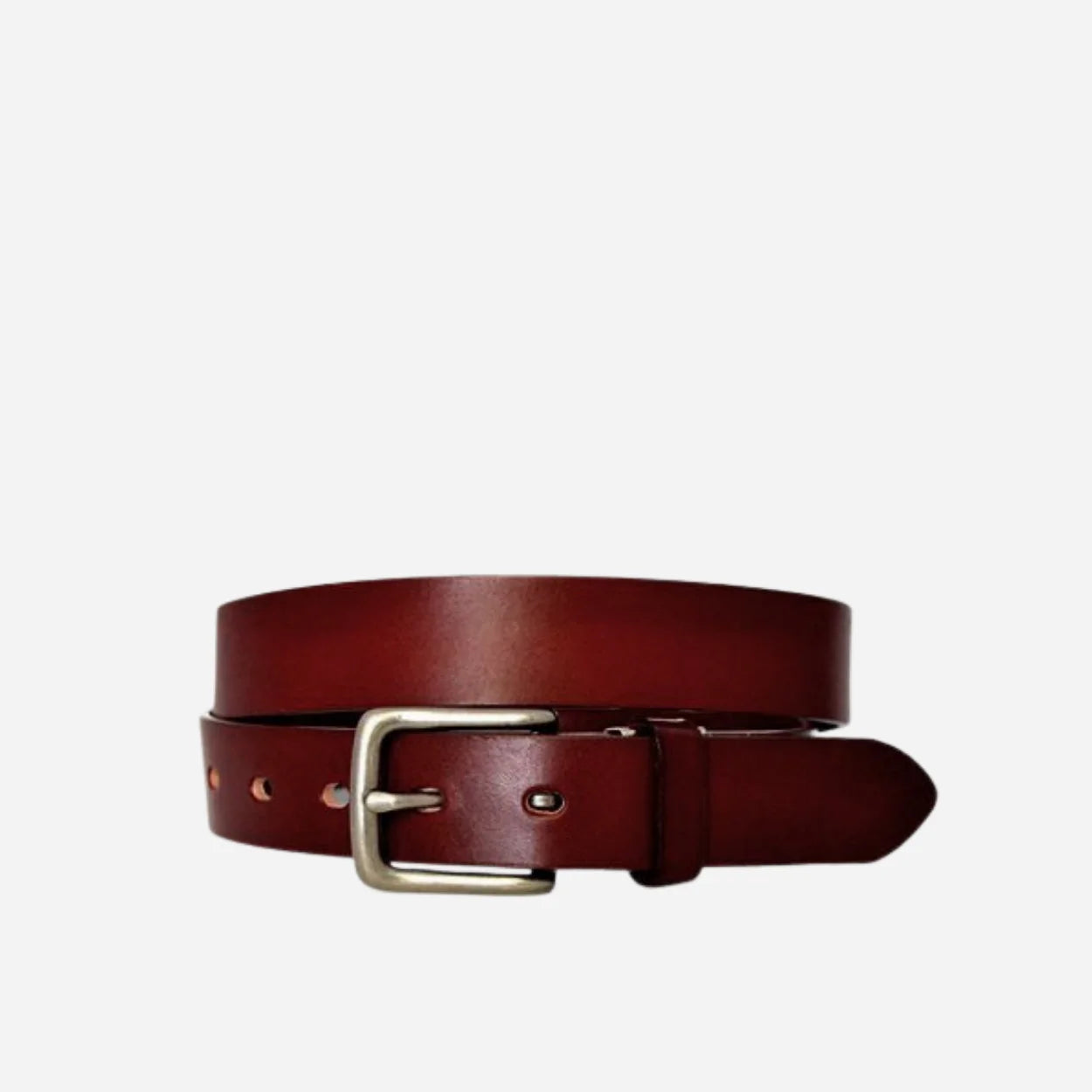 RUSSELL - Unisex Tan Genuine Leather Belt