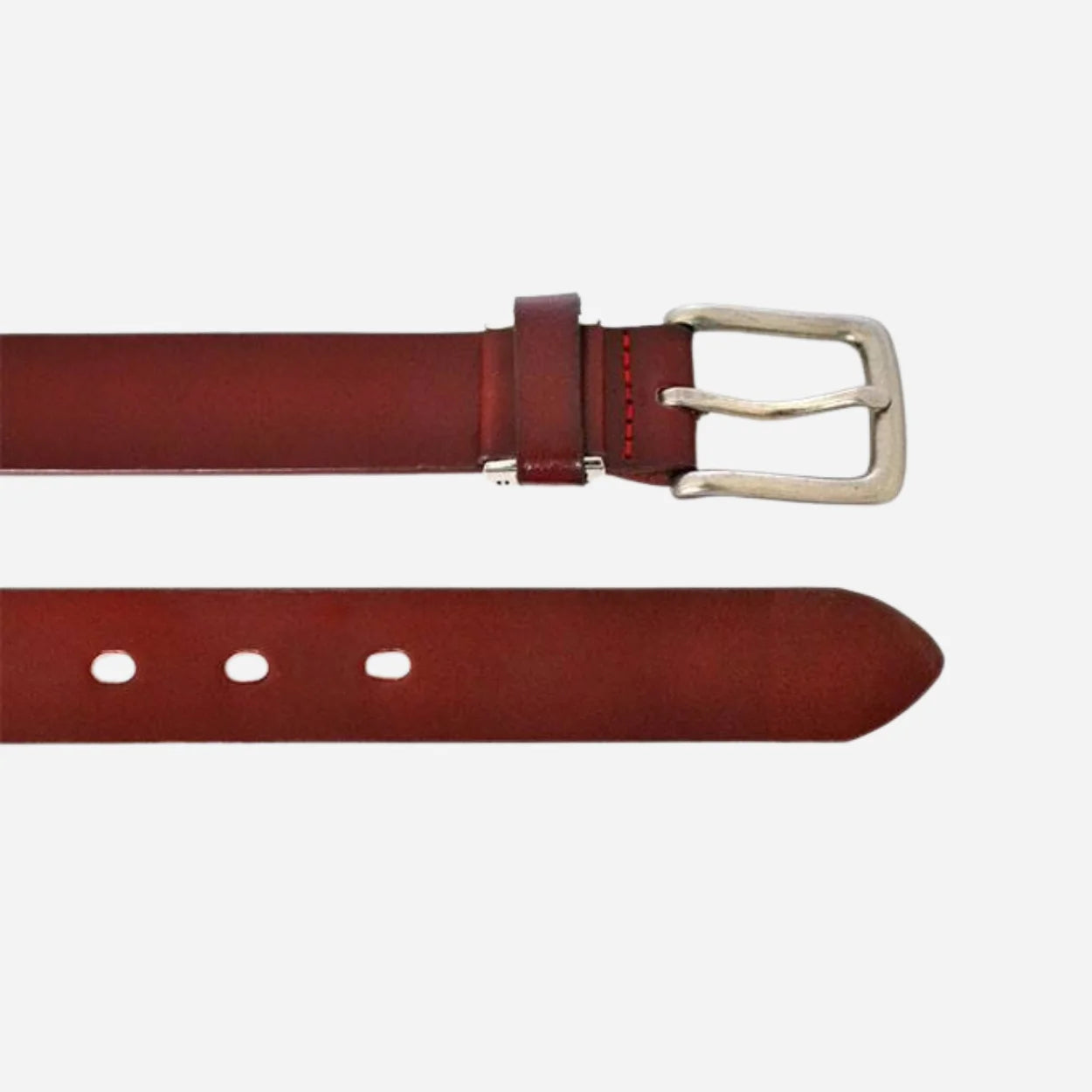 RUSSELL - Unisex Tan Genuine Leather Belt