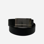 SAM - Men's Reversible Genuine Leather Black Belt