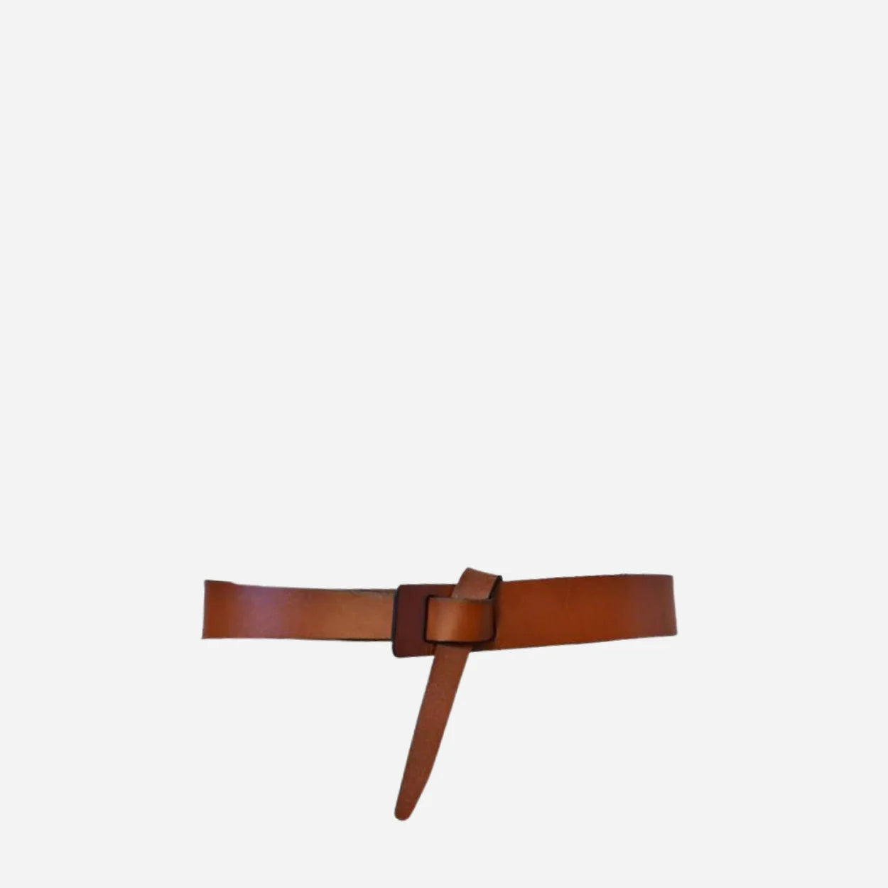 SEAFORTH - Women's Tan Genuine Leather Knot Waist belt