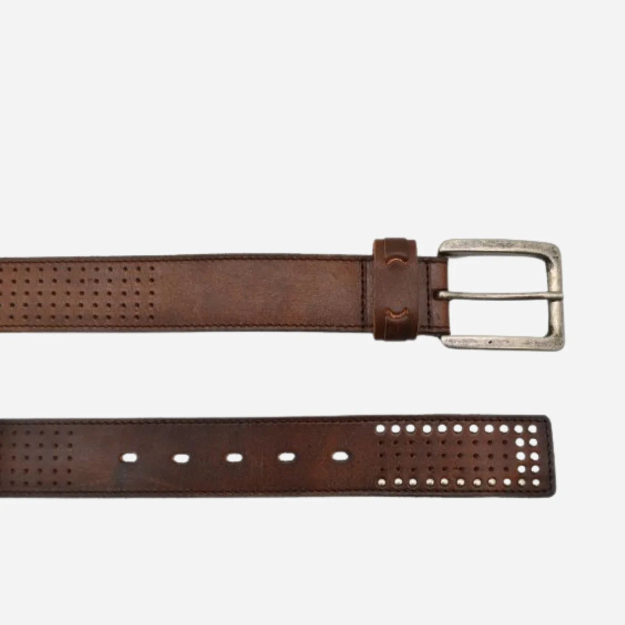 SIMON - Mens Brown Genuine Leather Belt - BeltNBags