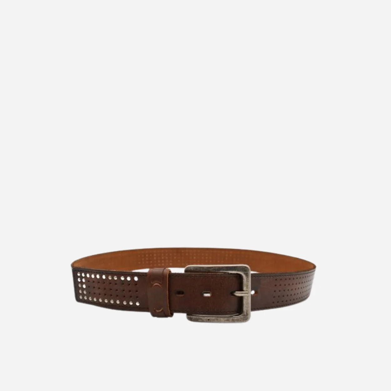 SIMON - Mens Brown Genuine Leather Belt - BeltNBags