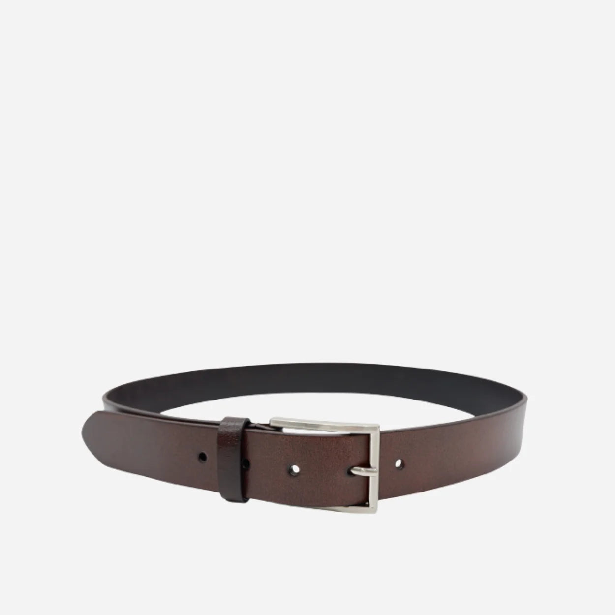 STAVROS - Mens Brown Genuine Leather Dress Belt