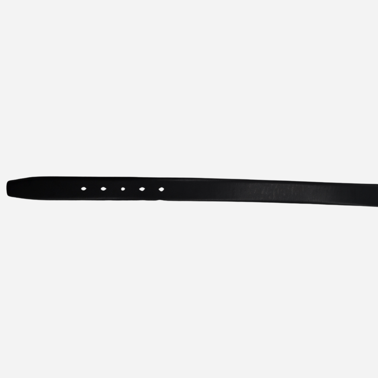 Smith Black Leather Belt - Genuine Leather