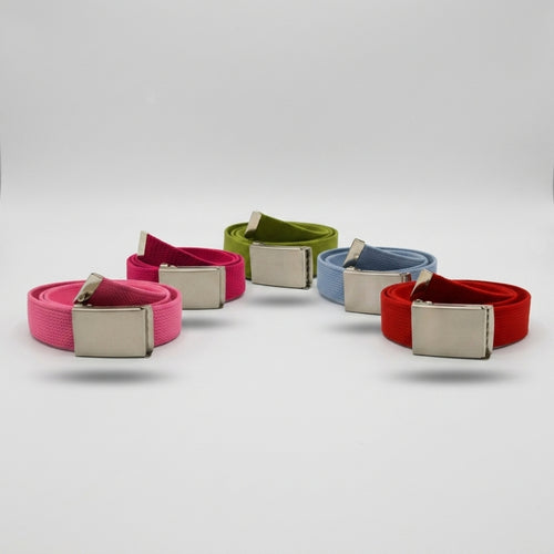 Summer Canvas Belt 5-Pack – Only $15
