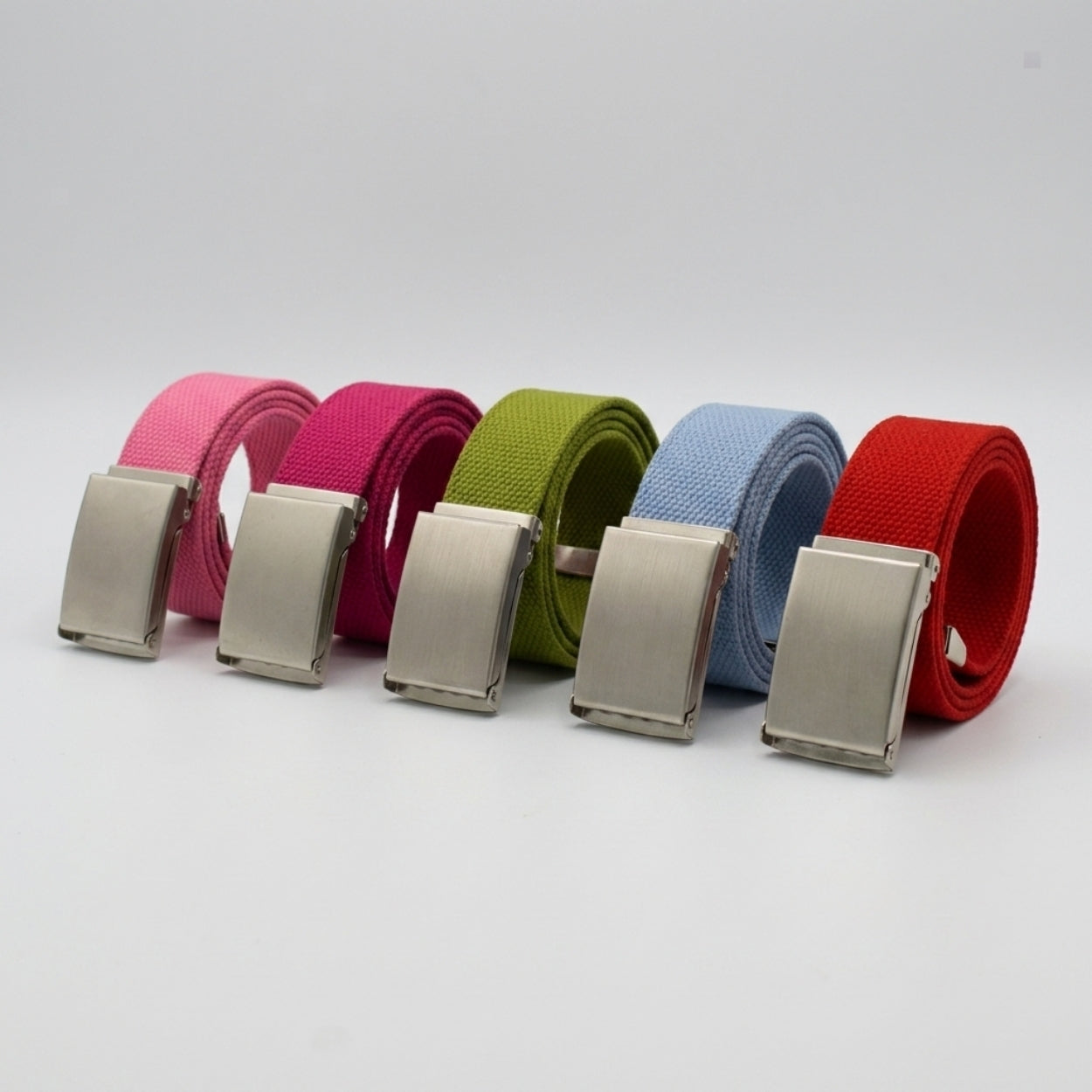 Summer Canvas Belt 5-Pack – Only $15