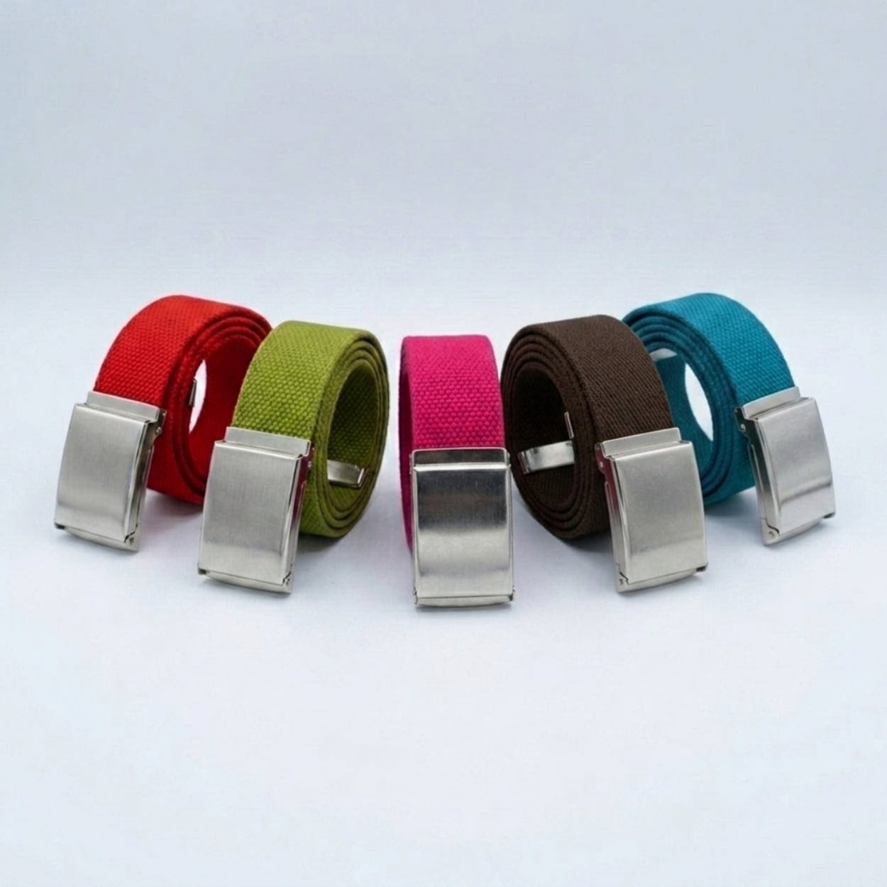 Summer Canvas Belt 5-Pack – Only $15