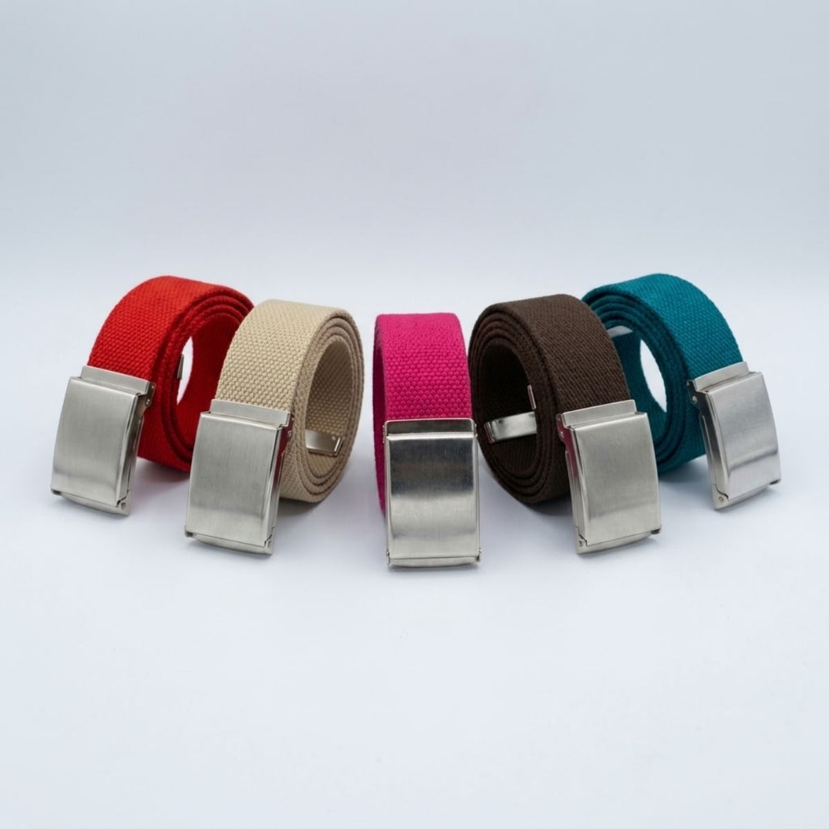 Summer Canvas Belt 5-Pack – Only $15