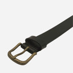 TOBEN - Mens Black Genuine Leather Dress Belt - BeltNBags