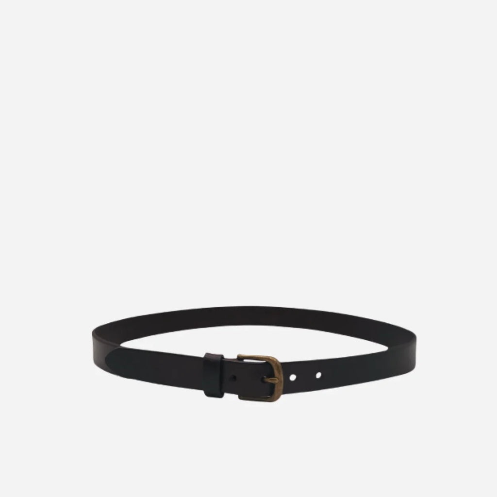 TOBEN - Mens Brown Genuine Leather Dress Belt