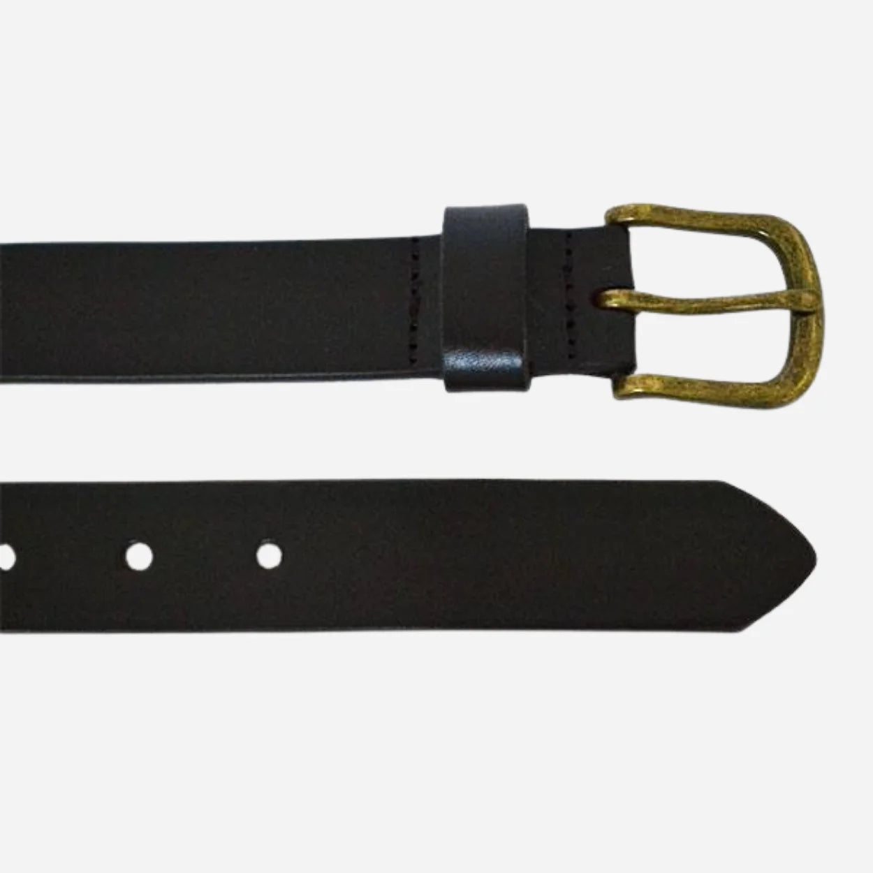 TOBEN - Mens Brown Genuine Leather Dress Belt