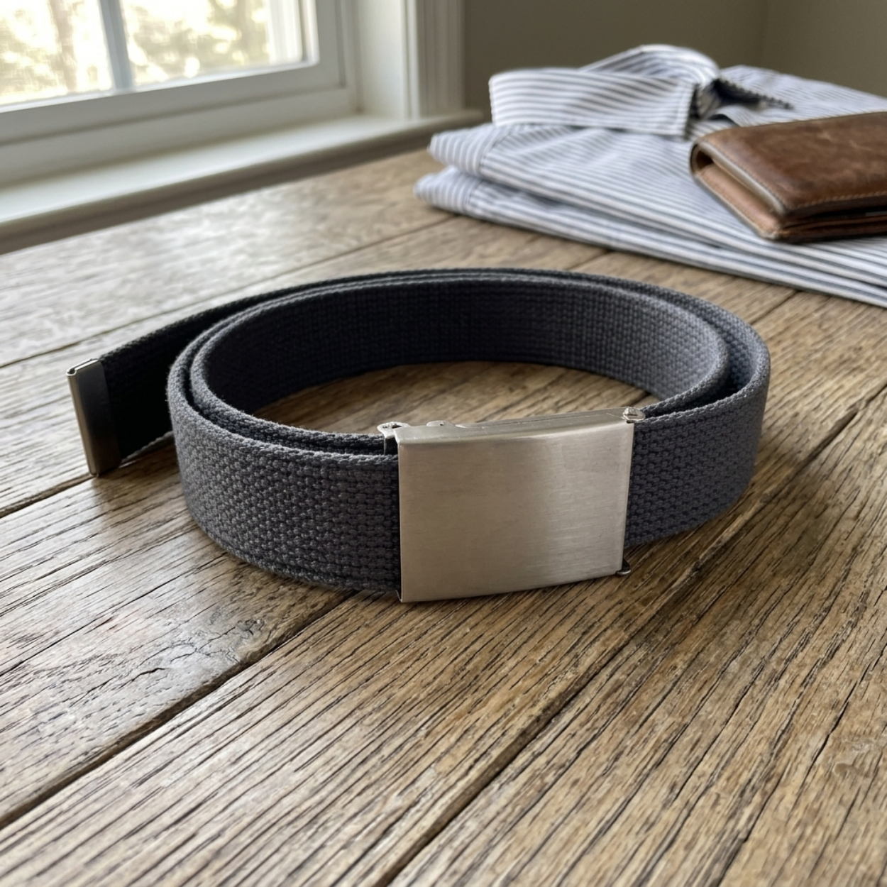 Urbanis Canvas Unisex Belts | 3 Canvas Belts for Only $13