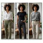 Urbanis Canvas Unisex Belts | 3 Canvas Belts for Only $13