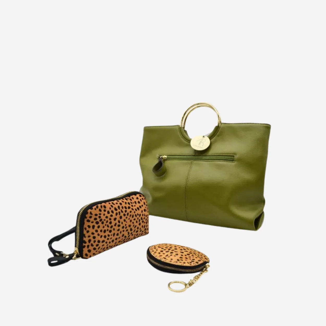 Wild Safari Trio – Leather Gift Set for the Adventurous Woman