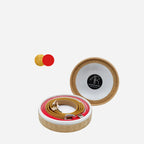 Gift Box 2 Belts | Women's Gold & Red Skinny Leather Belt Gift Set