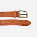 YASHA - Mens Tan Genuine Leather Belt - BeltNBags