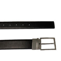 ETHAN - Men's Black and Brown Premium Vegan Leather Reversible Belt