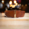 ELIZABETH - Women's Tan Genuine Leather Stretch Belt