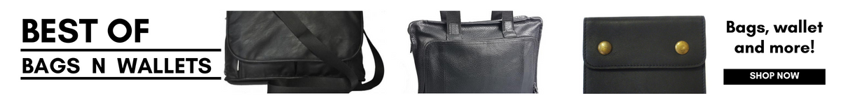 bags , wallets and braces for men