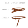 Knot Style Belts for Women | BeltNBags