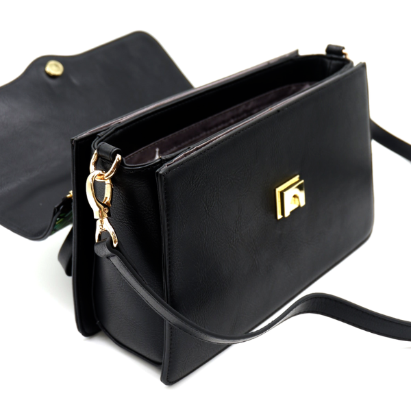 Gray 2025 leather crossbody
