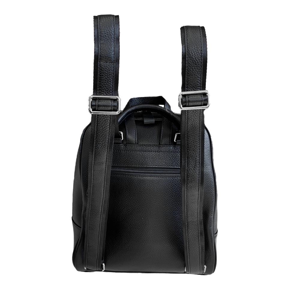 KINGSCLIFF - Black Premium Genuine Leather Backpack freeshipping - BeltNBags