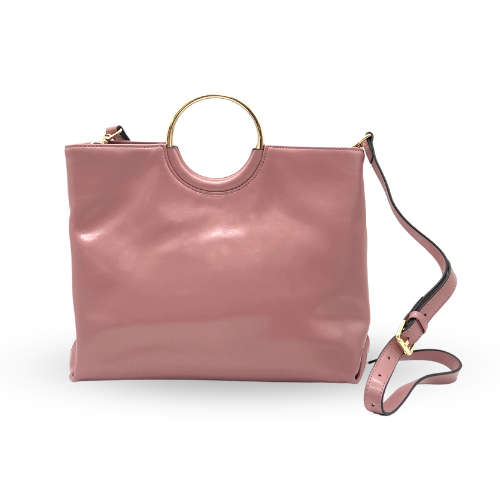 Gold ring handle bag online