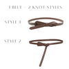 Knot Style Belts for Women | BeltNBags