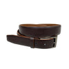 JOE - Men's Dark Brown Genuine Leather Belt 2