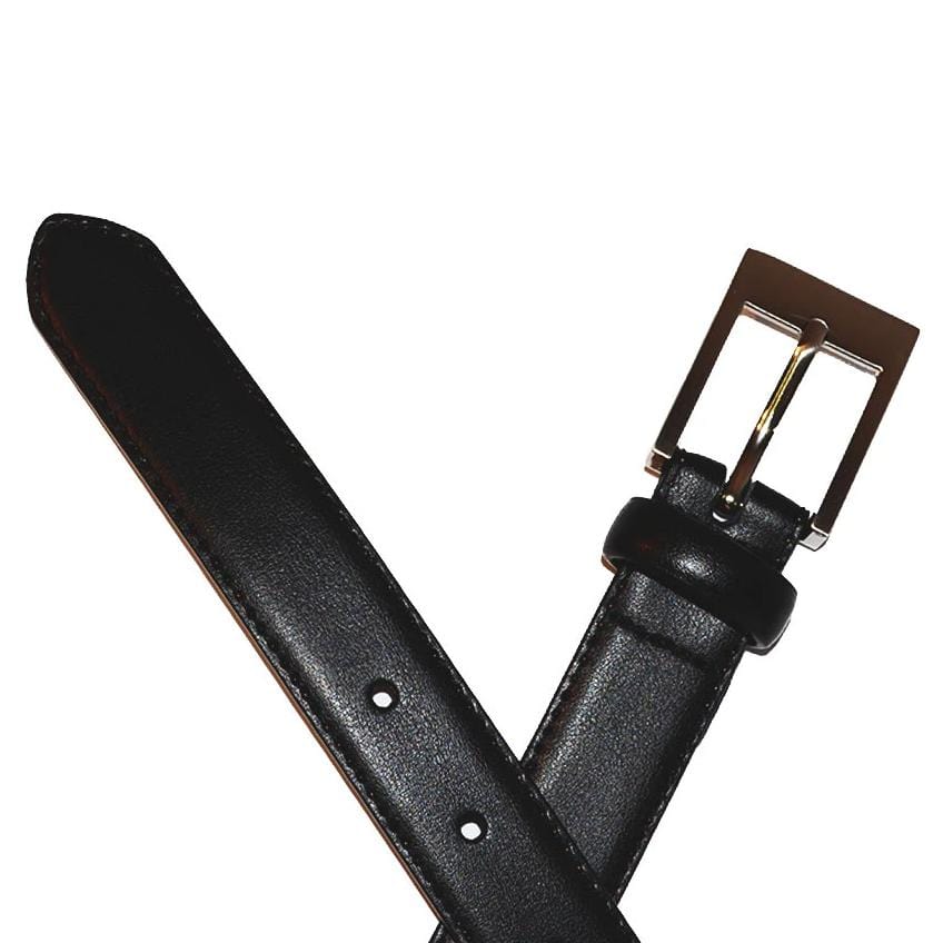 PRESTON - Black Genuine Leather Boys Belt  - Belt N Bags