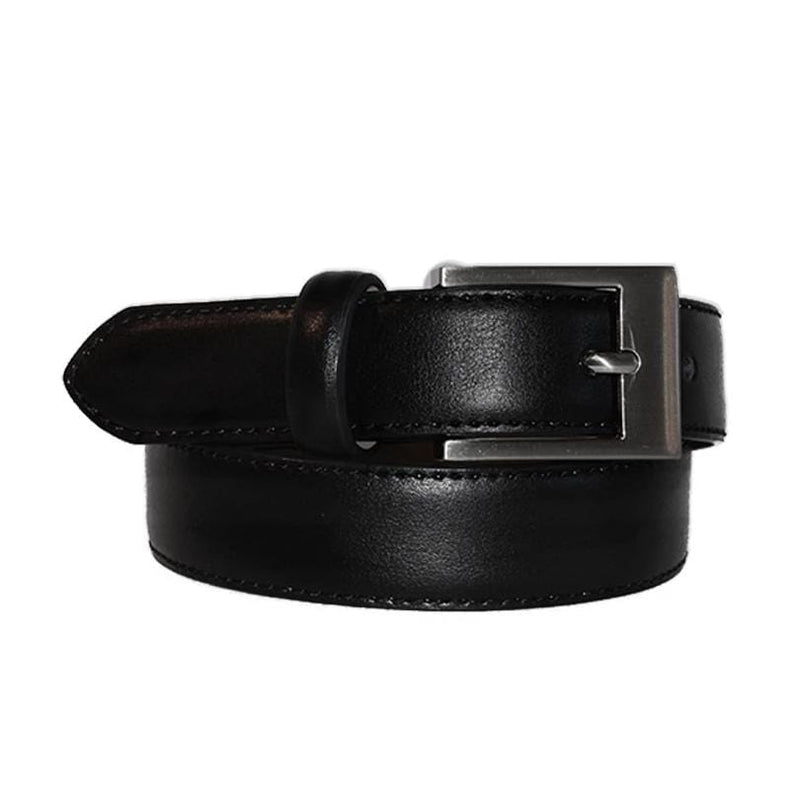 PRESTON - Black Genuine Leather Boys Belt  - Belt N Bags