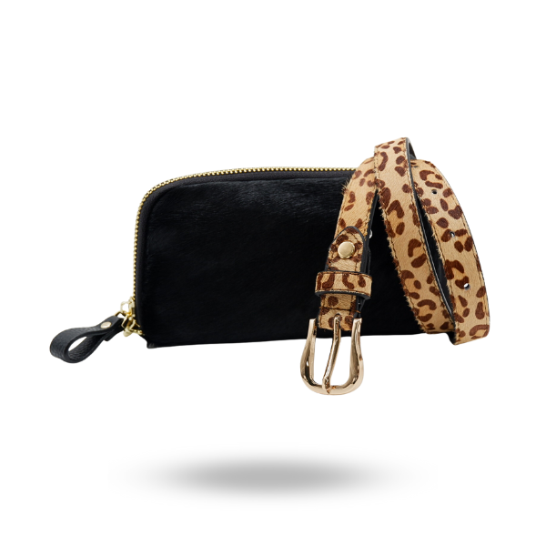Animal Print Belts and Cowhide Purse Accessory Set for women online Australia