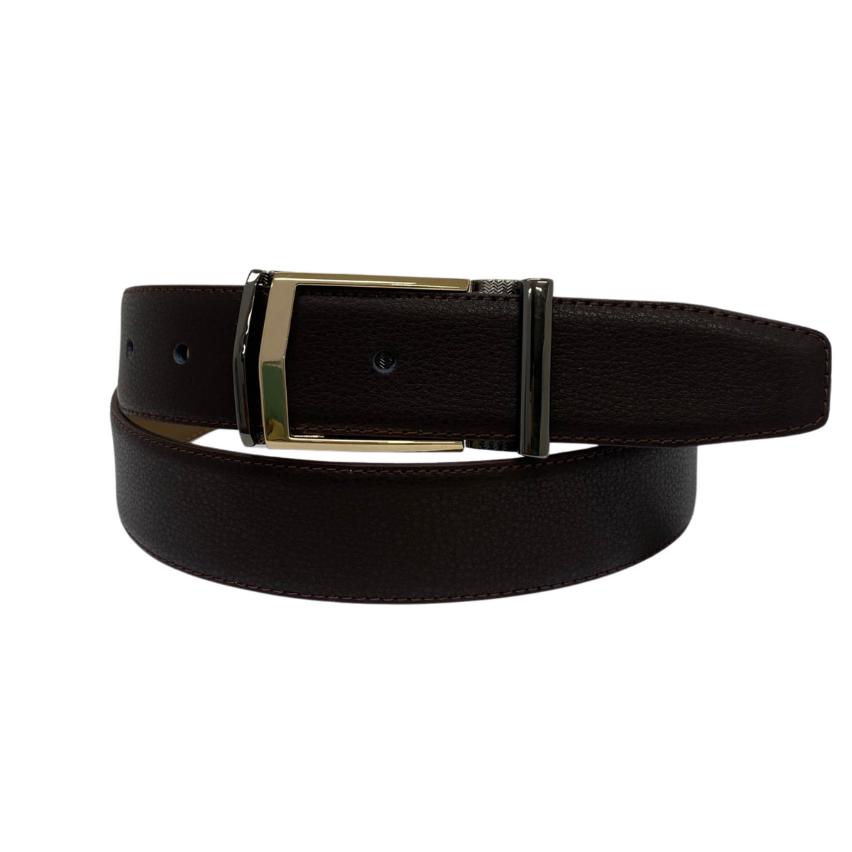 Kit Men's Dark Brown Leather Belt | BeltNBags