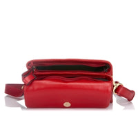 NAMBUCCA - Addison Road Embroidered Red Genuine Leather Crossbody Bag  - Belt N Bags