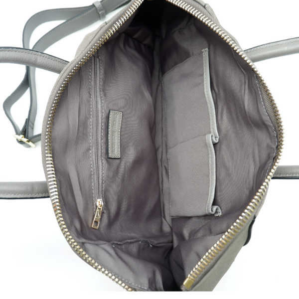 Gray Leather Bags for Sale | BeltNBags