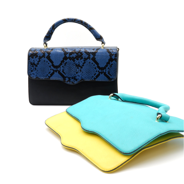 BLUE Leather Bags for Sale | BeltNBags