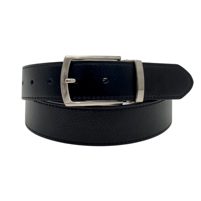 Ace Men's Black Belt - Premium Leather Belt - BeltNBags