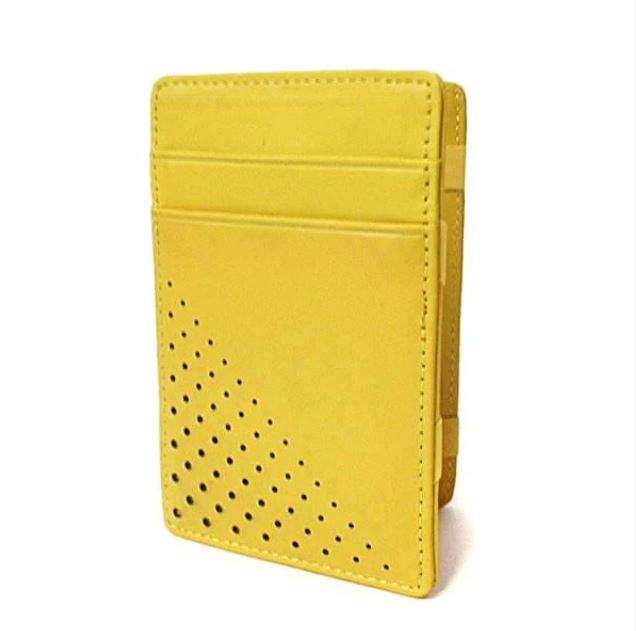 ADALSON YELLOW Leather Wallets for Sale | BeltNBags
