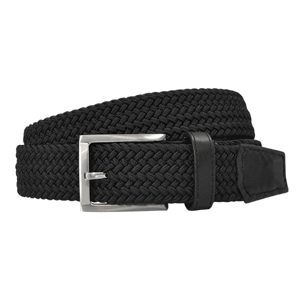 ALEC - Mens Navy and Black Woven Elastic Stretch Belt Gift Pack freeshipping - BeltNBags