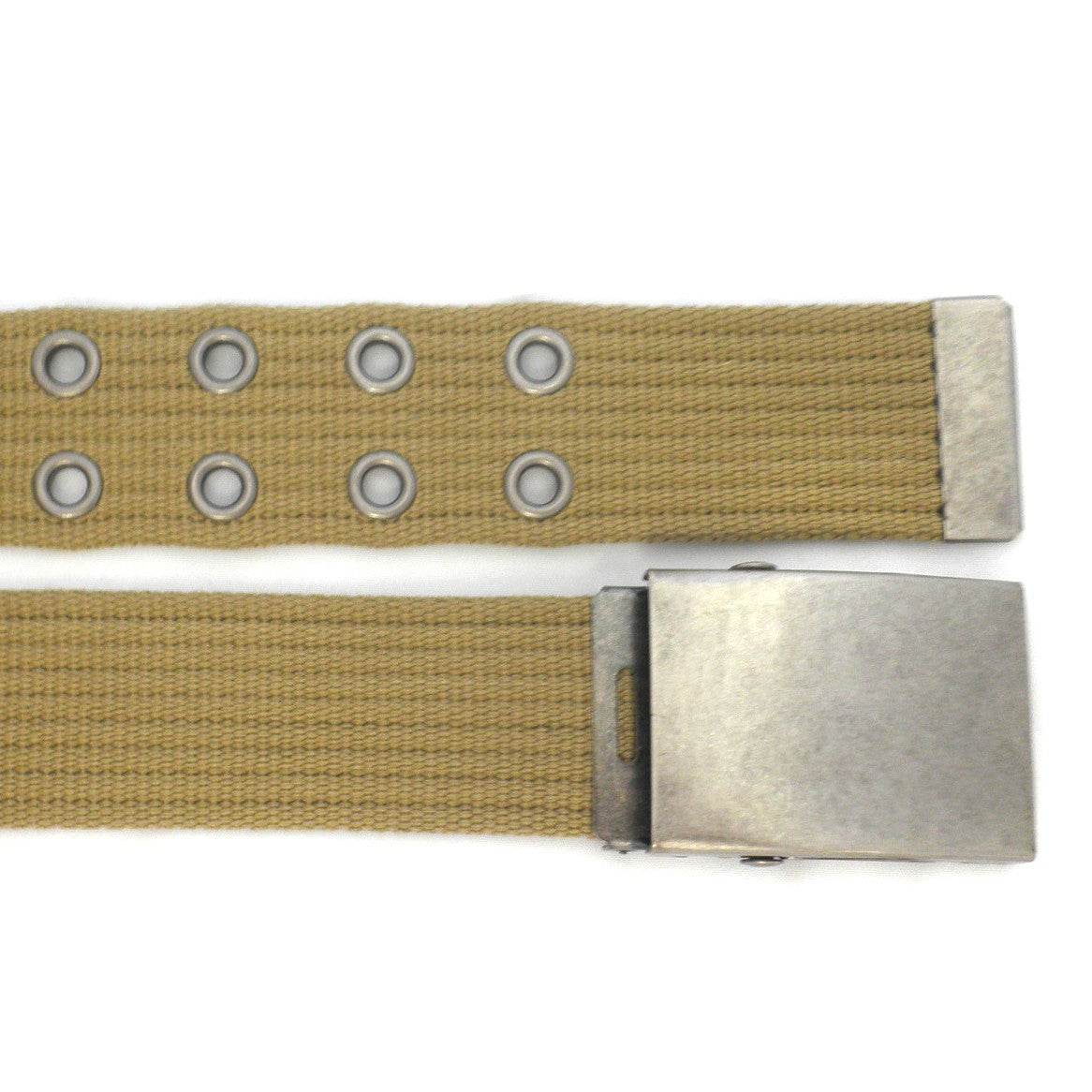 ALONSO - Light Brown Canvas Webbing Belt  - Belt N Bags