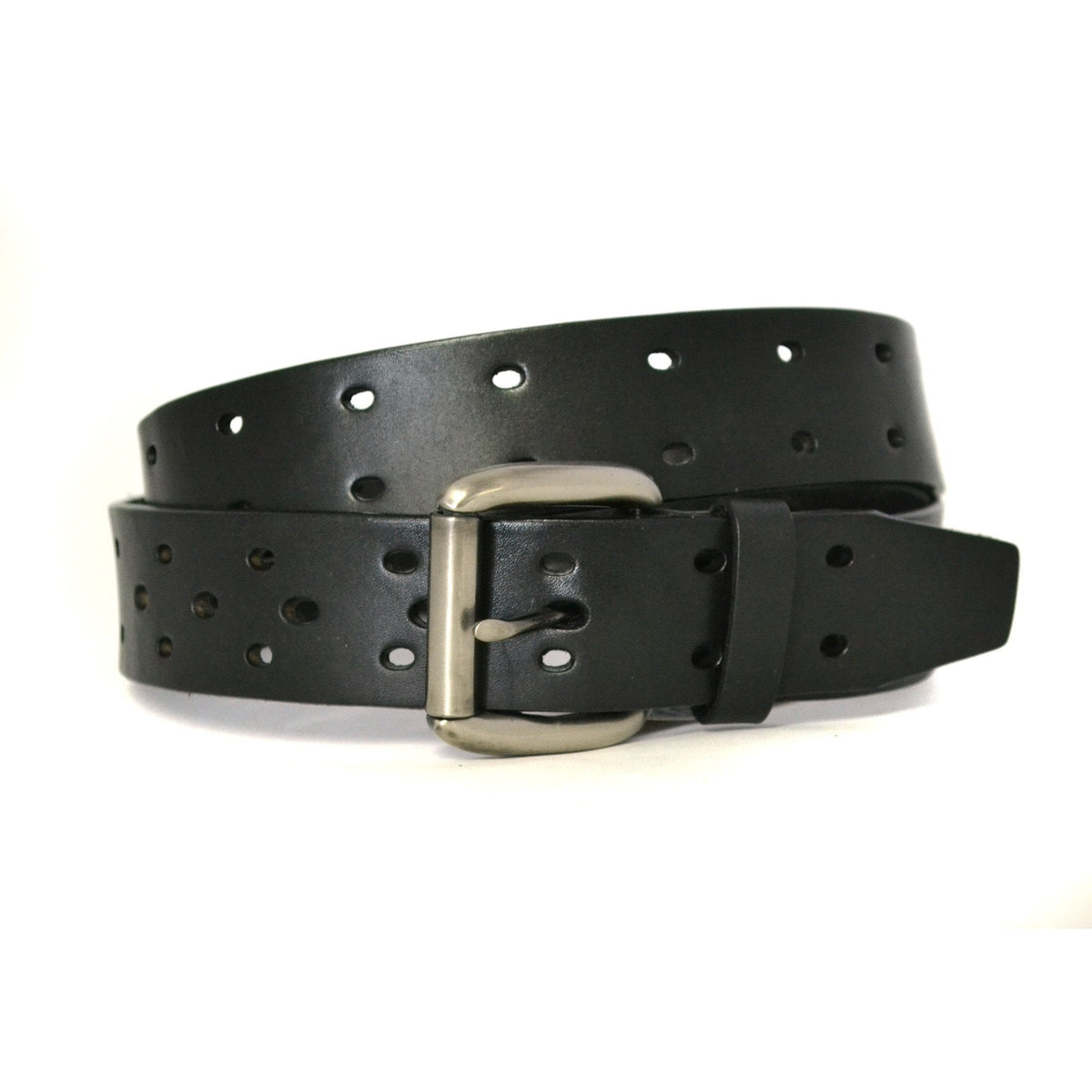 ABEL - Mens Black Genuine Leather Belt  - Belt N Bags