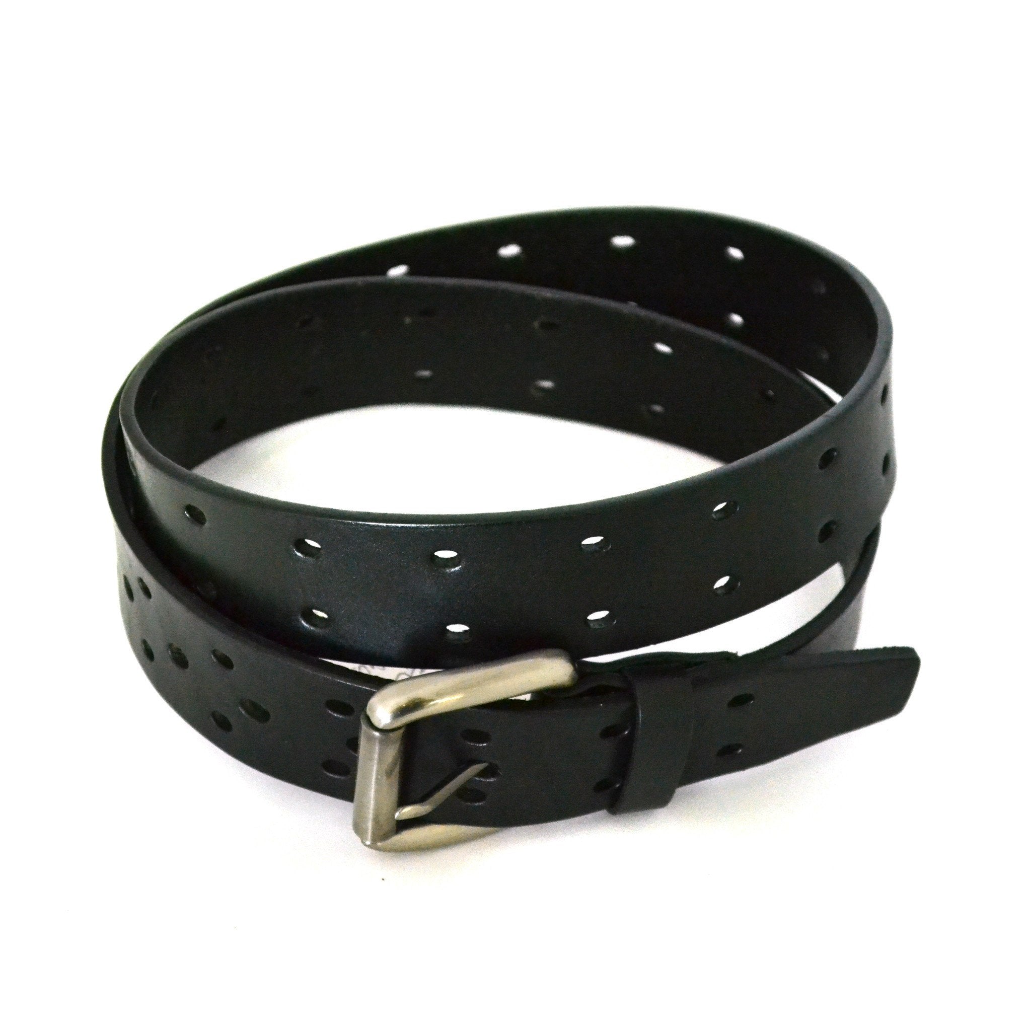 ABEL - Mens Black Genuine Leather Belt  - Belt N Bags