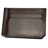 APOLLO - Mens Brown Genuine Leather Card Holder Thin Money Clip Wallet  - Belt N Bags