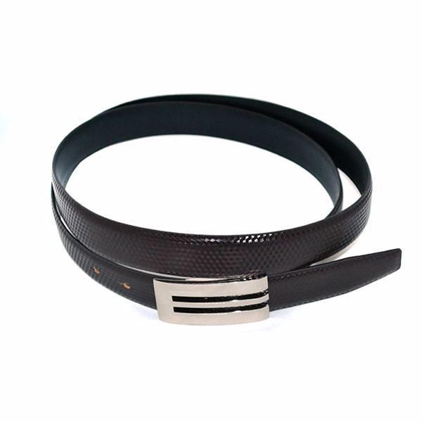 ASHER - Mens Brown Genuine Reversible Leather Belt  - Belt N Bags