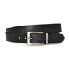 ASHLAR - Mens Black Genuine Leather Belt  - Belt N Bags