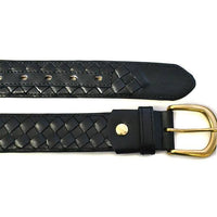 BRADLEY - Mens Black Genuine Leather Belt  - Belt N Bags