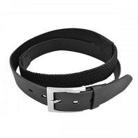 RALPH - Mens Black Genuine Leather BIG SIZE Flexi-Belt  - Belt N Bags