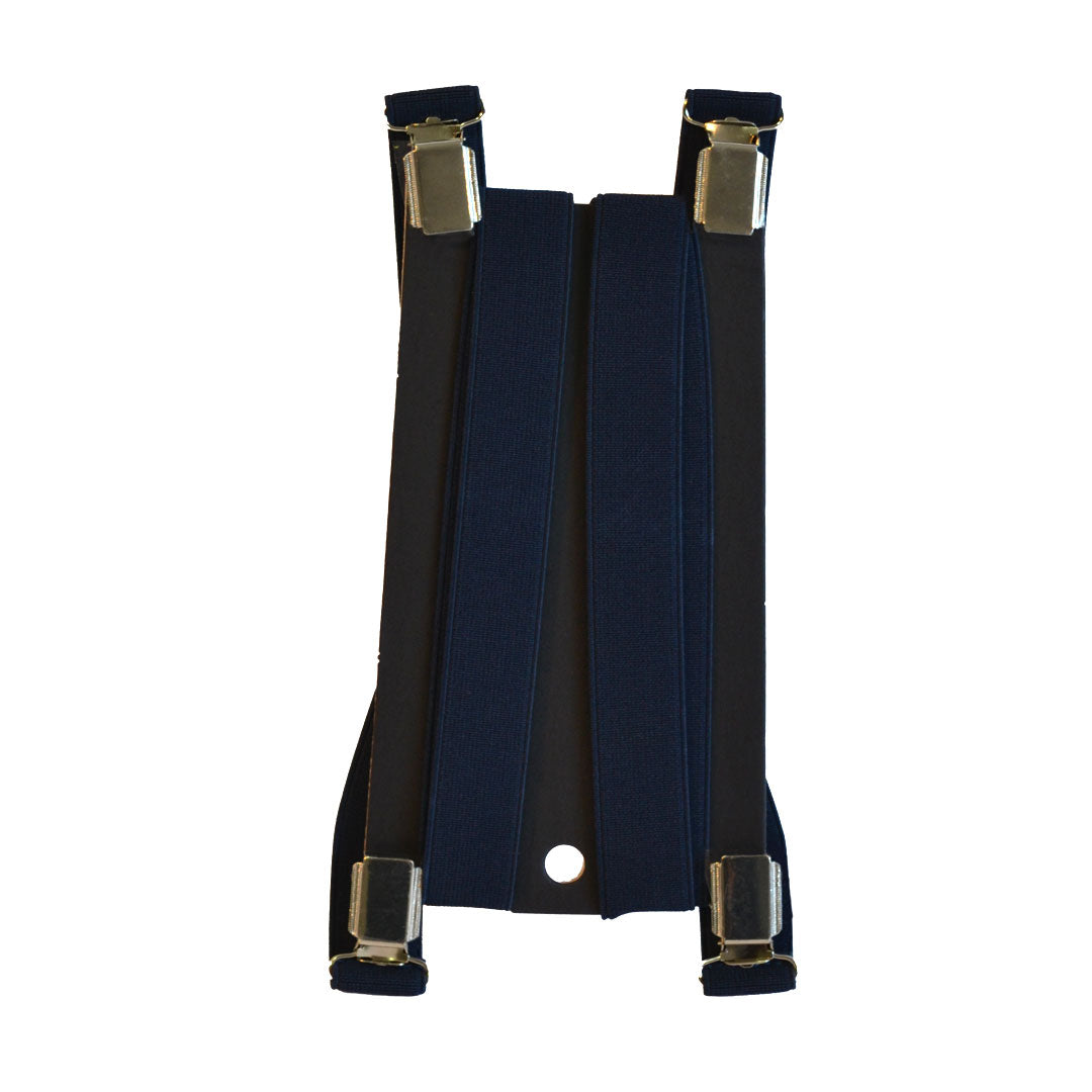 HILTON - Mens Navy Fashion Braces  - Belt N Bags